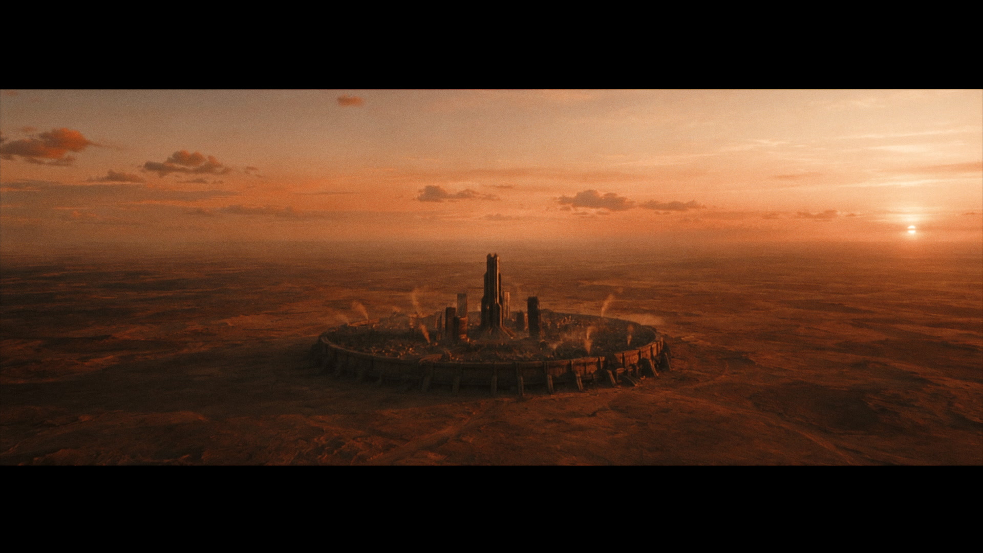 Tiger Hu — The entire circular city at sunset
