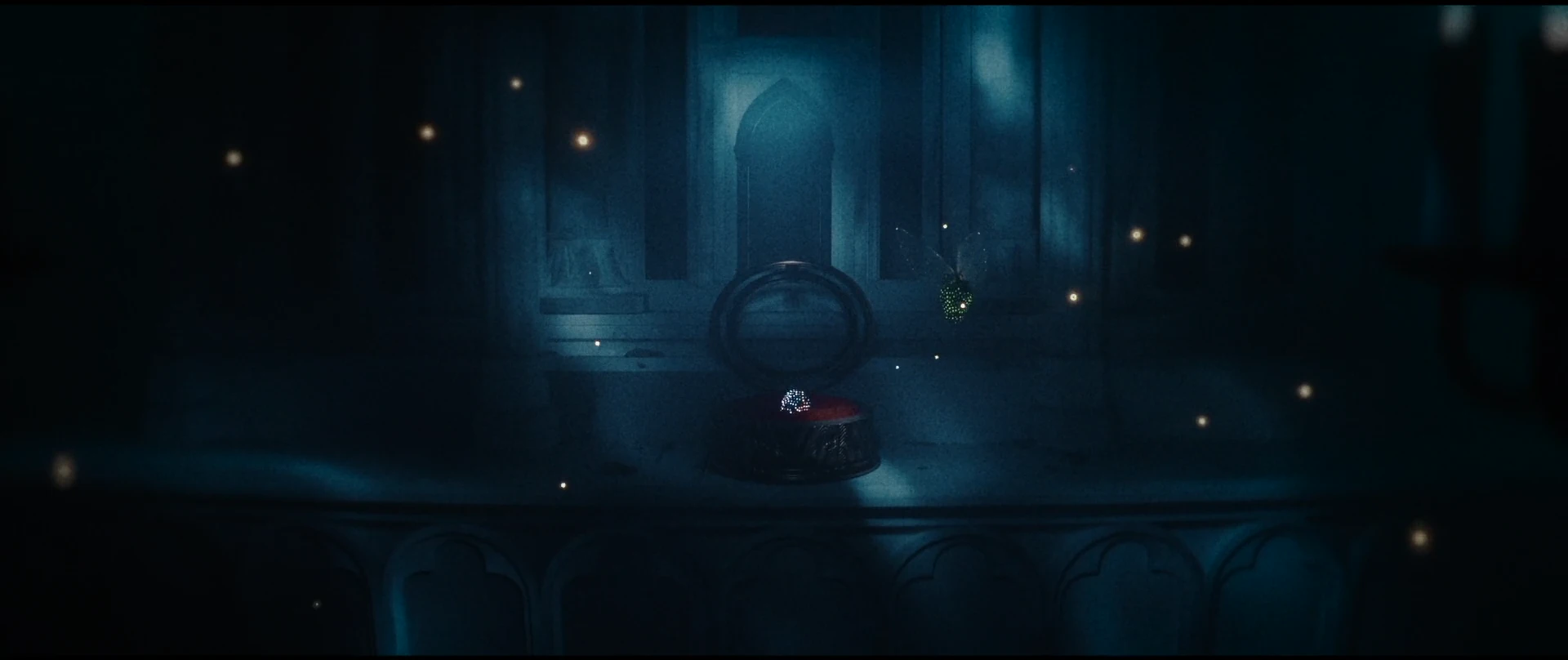 A passage through the room